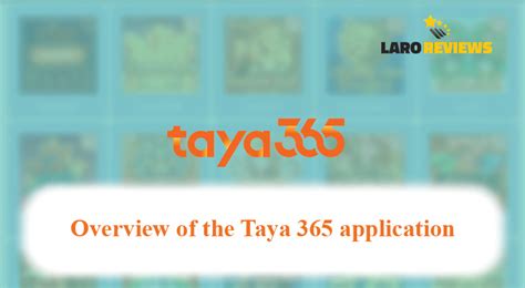 taya 365 app